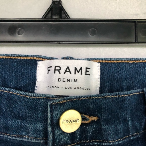 FRAME NWT Le Bridgette Longwater Shorts - Picture 7 of 10